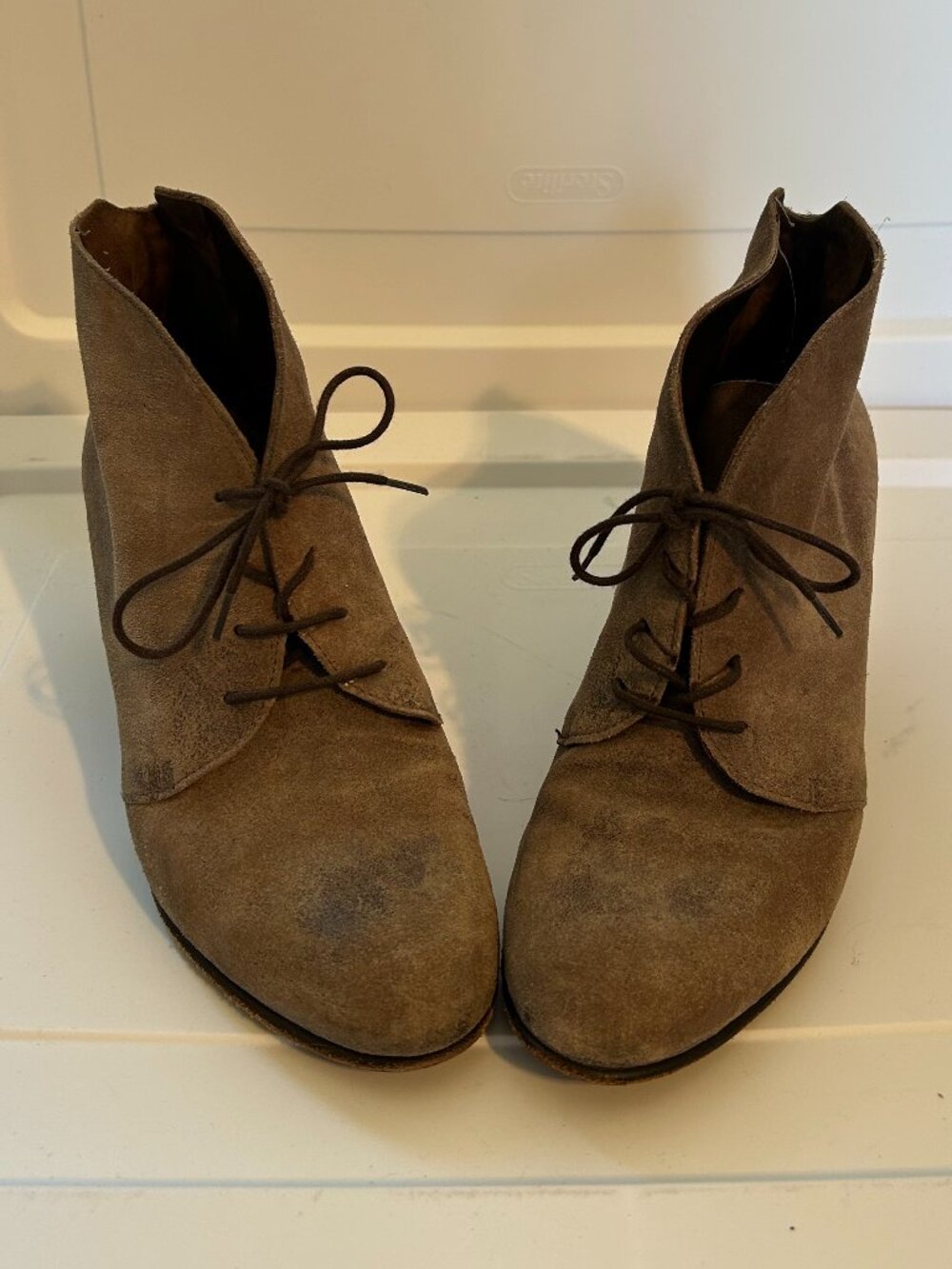 Coclico - Spain - Brown Lace Up Wedge Bootie